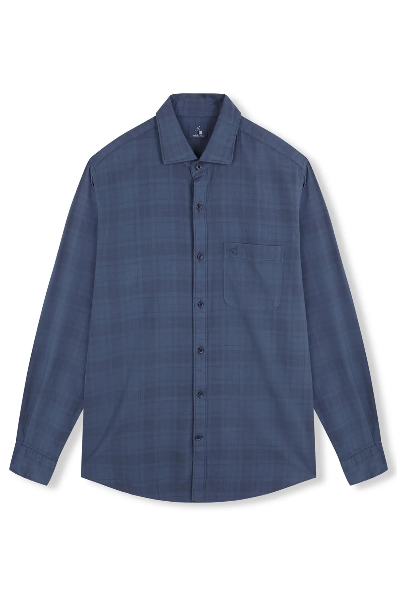 Camisa cuadro sobretintado