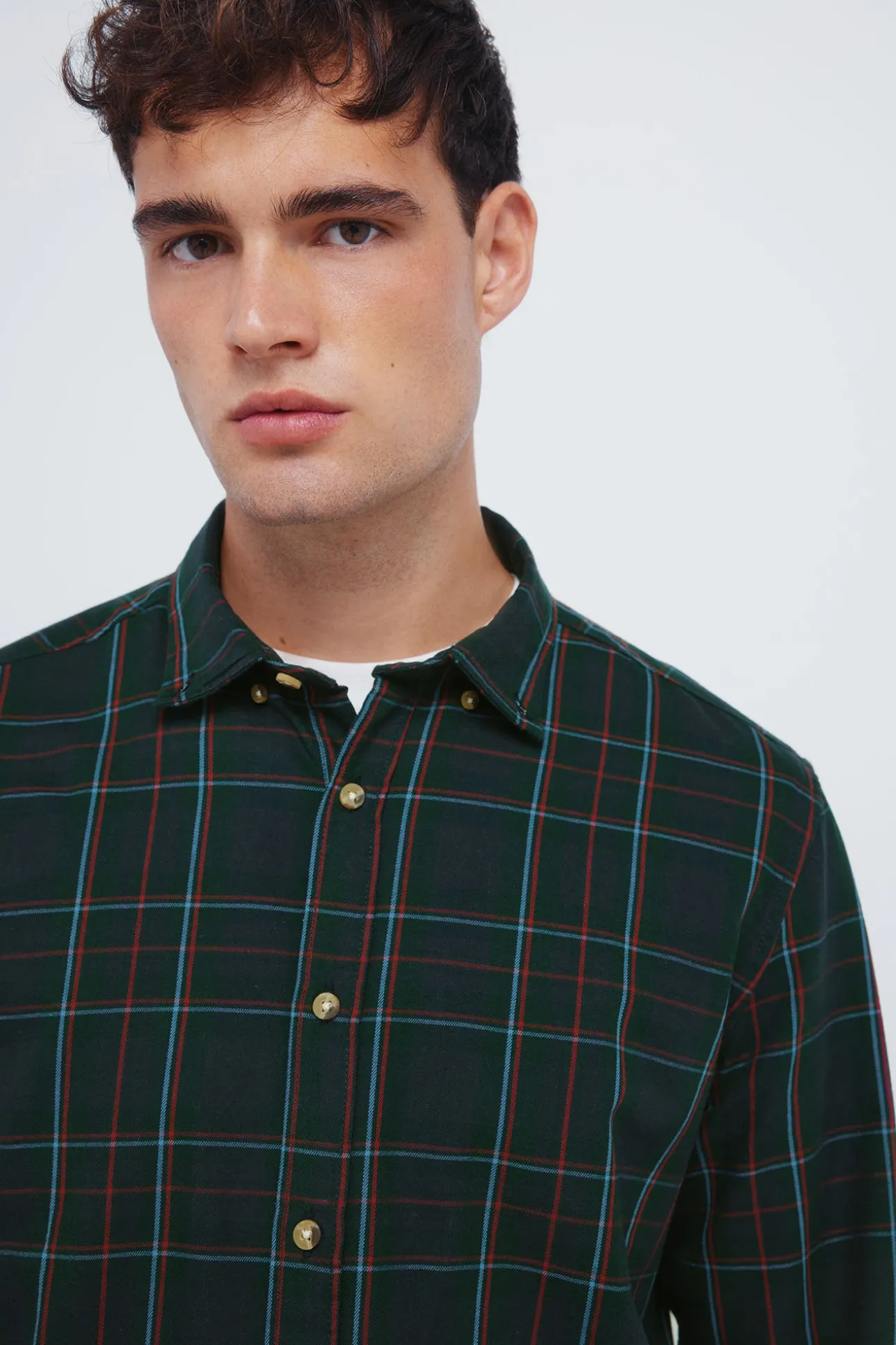 Camisa cuadro tartán