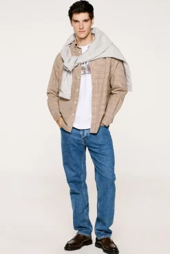 Camisa cuadros 100% algodón