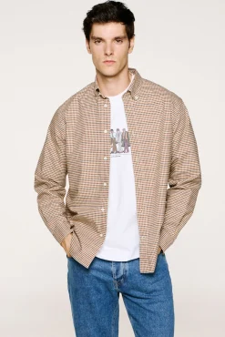 Camisa cuadros 100% algodón