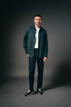 Camisa cuadros franela