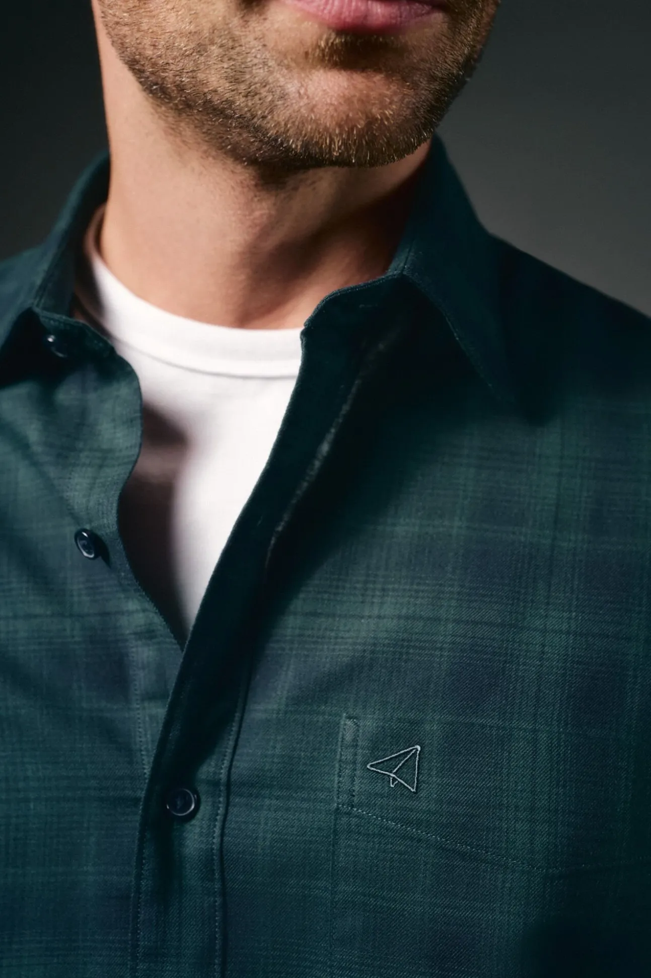 Camisa cuadros franela