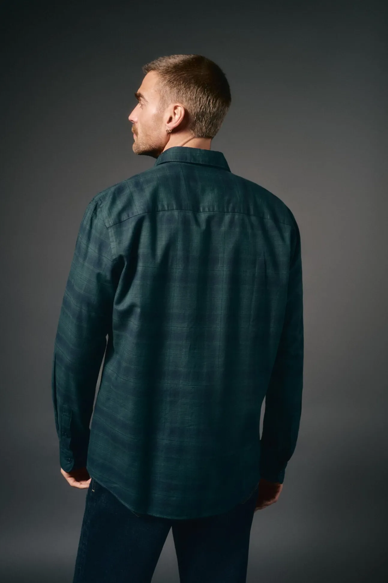 Camisa cuadros franela