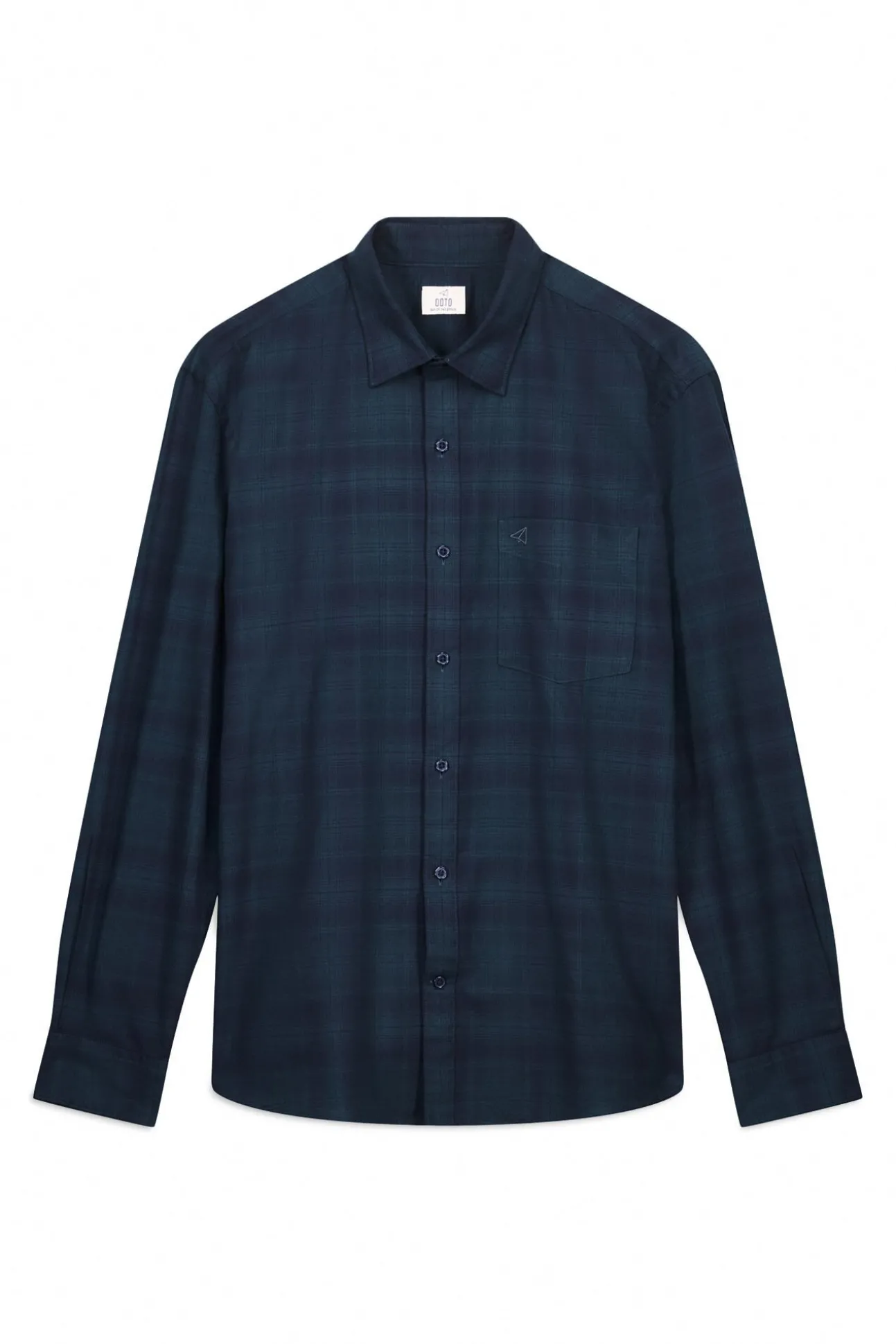 Camisa cuadros franela