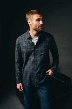 Camisa cuadros franela