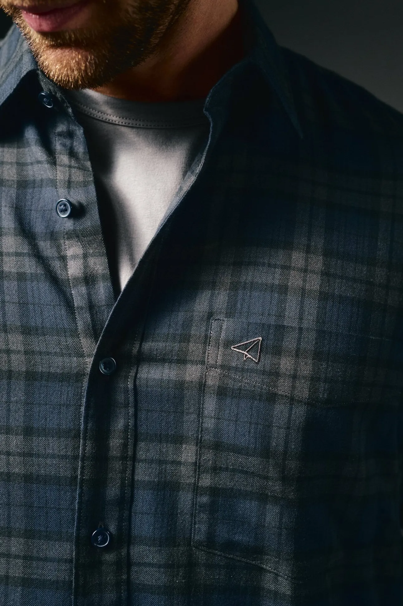 Camisa cuadros franela