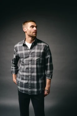 Camisa cuadros franela