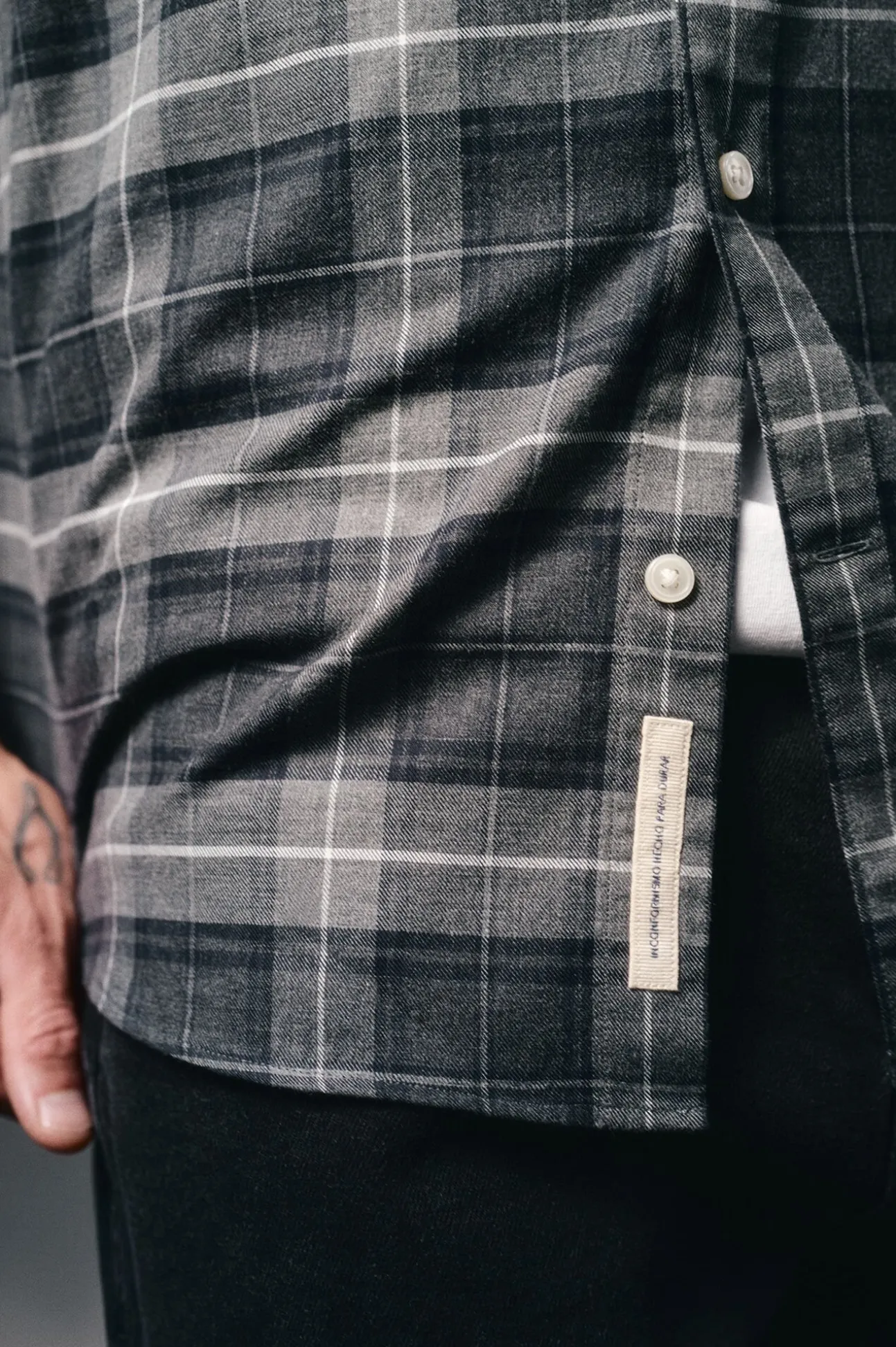 Camisa cuadros franela