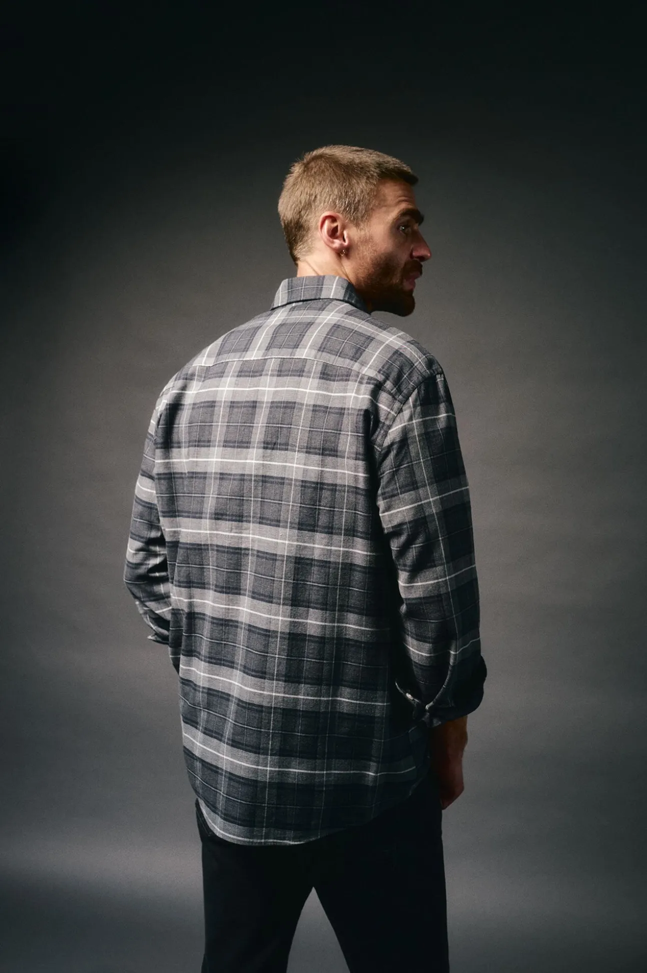 Camisa cuadros franela