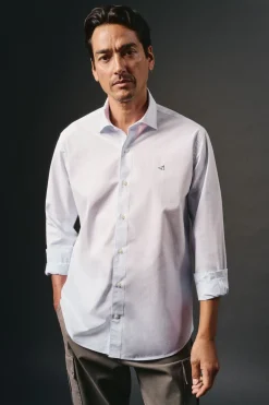 Camisa cuadros popelín