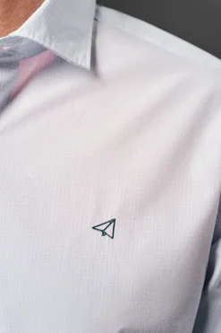 Camisa cuadros popelín