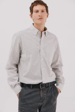 Camisa cuadros popelín