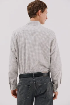 Camisa cuadros popelín