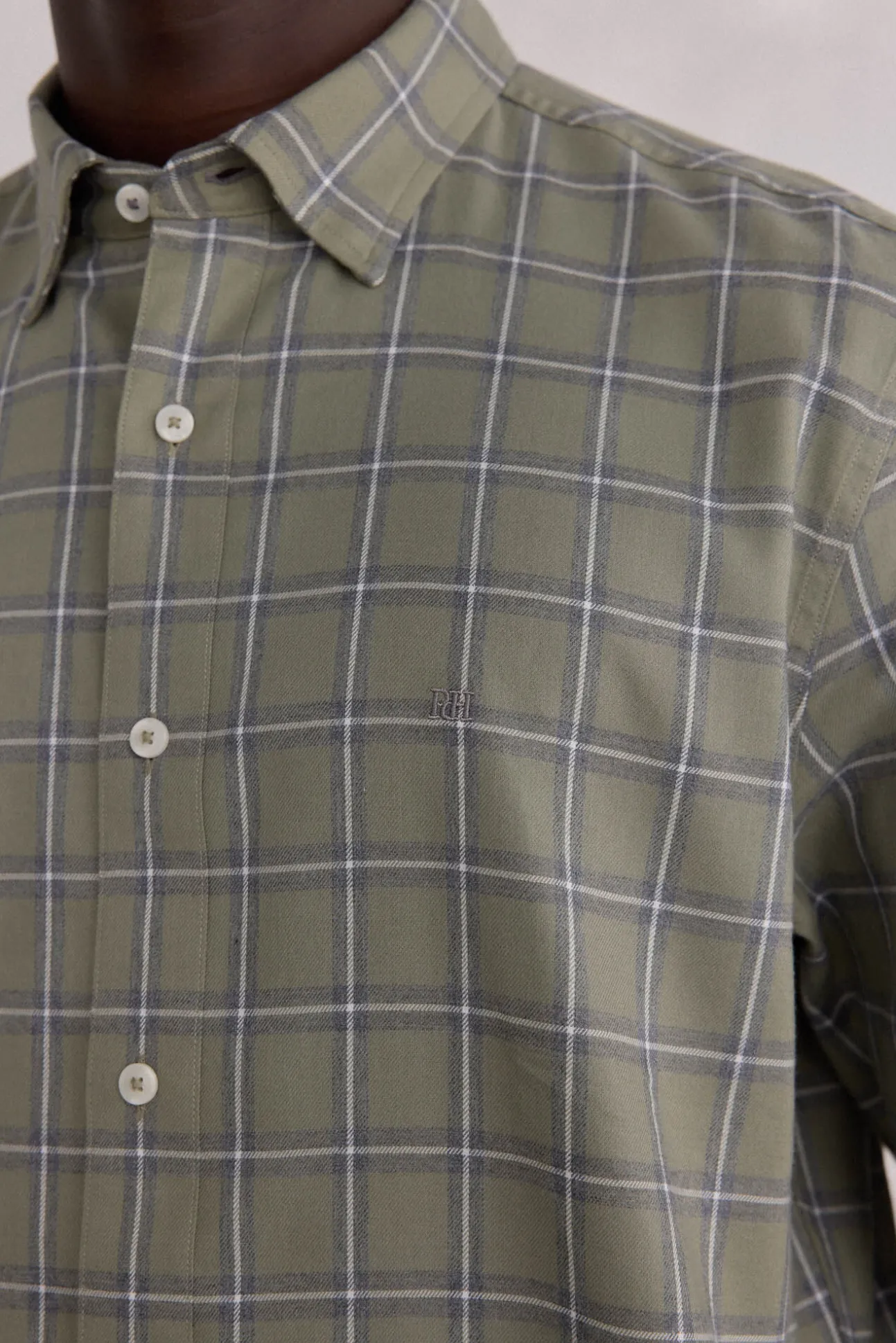Camisa cuadros Tencel