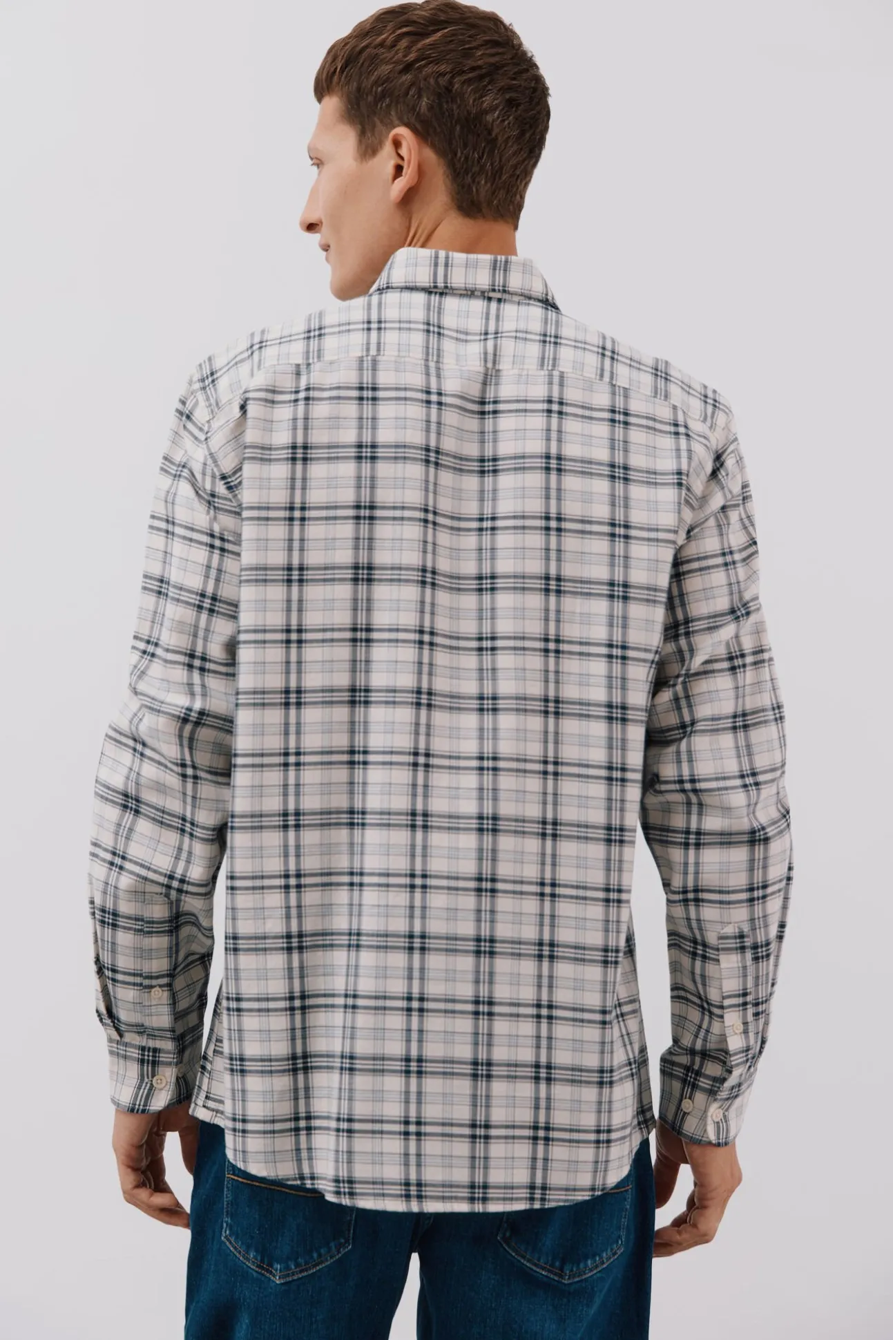 Camisa cuadros Tencel