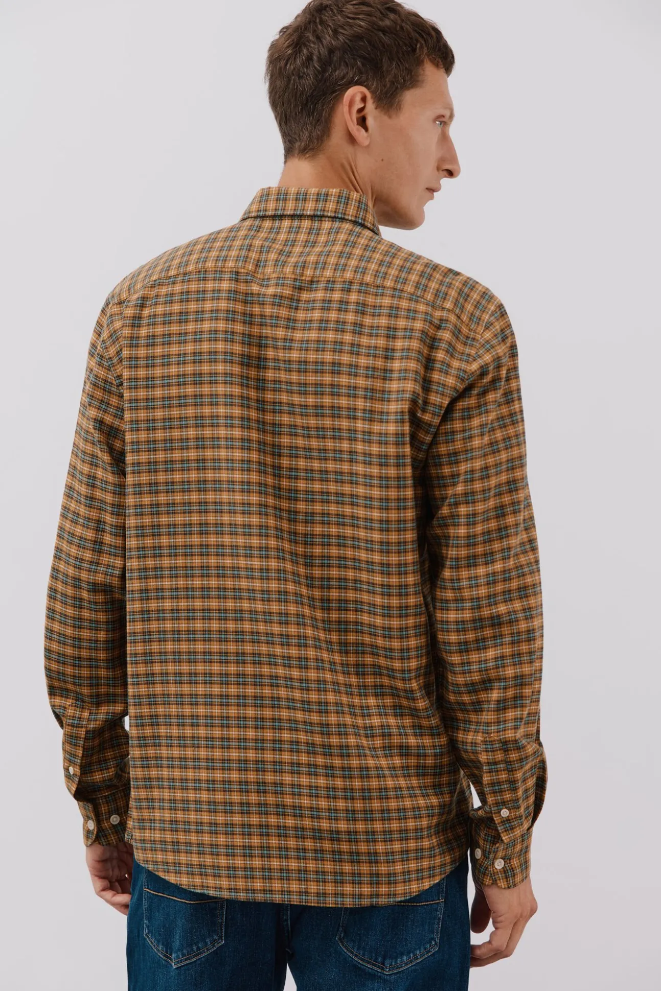 Camisa cuadros Tencel