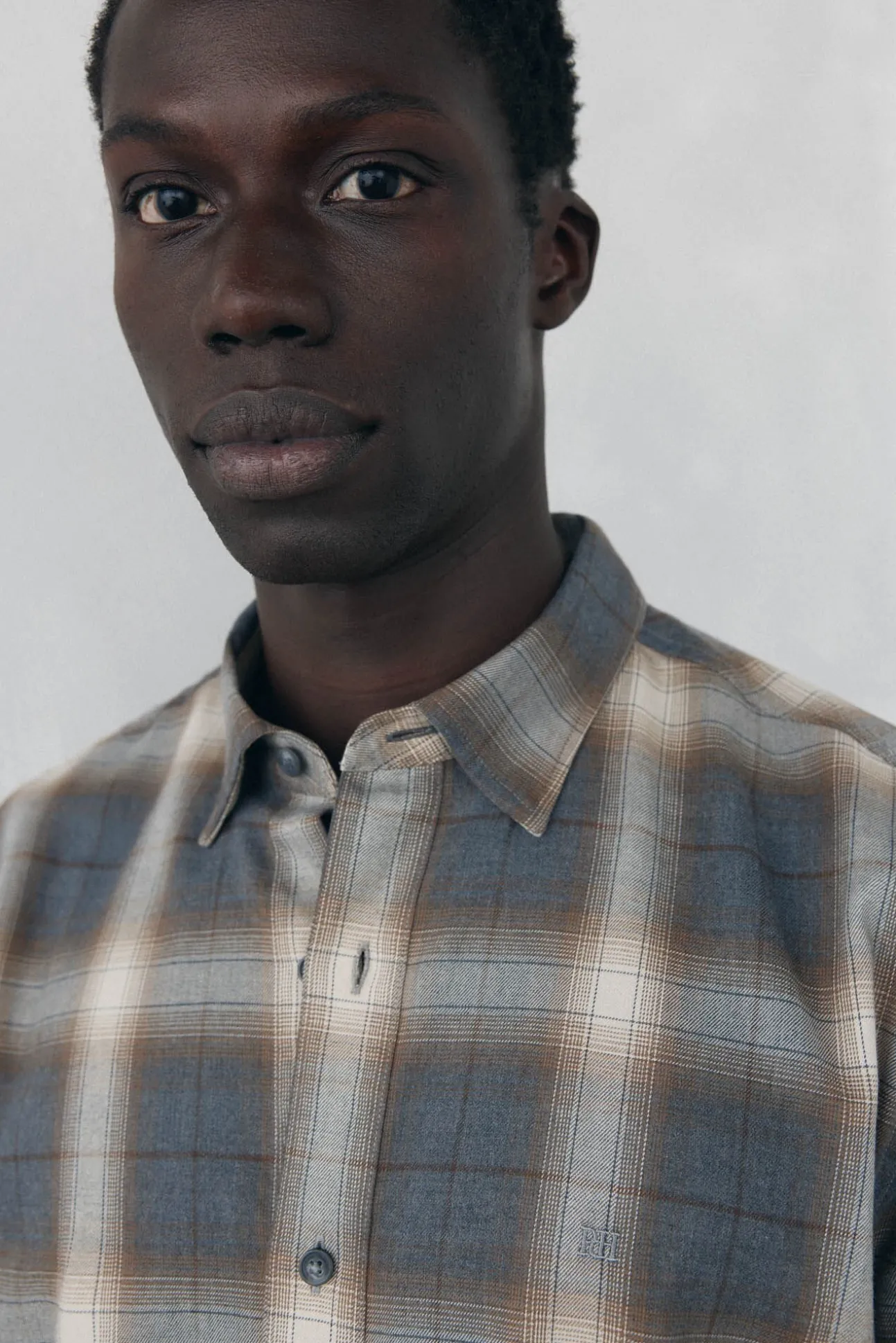 Camisa cuadros Tencel