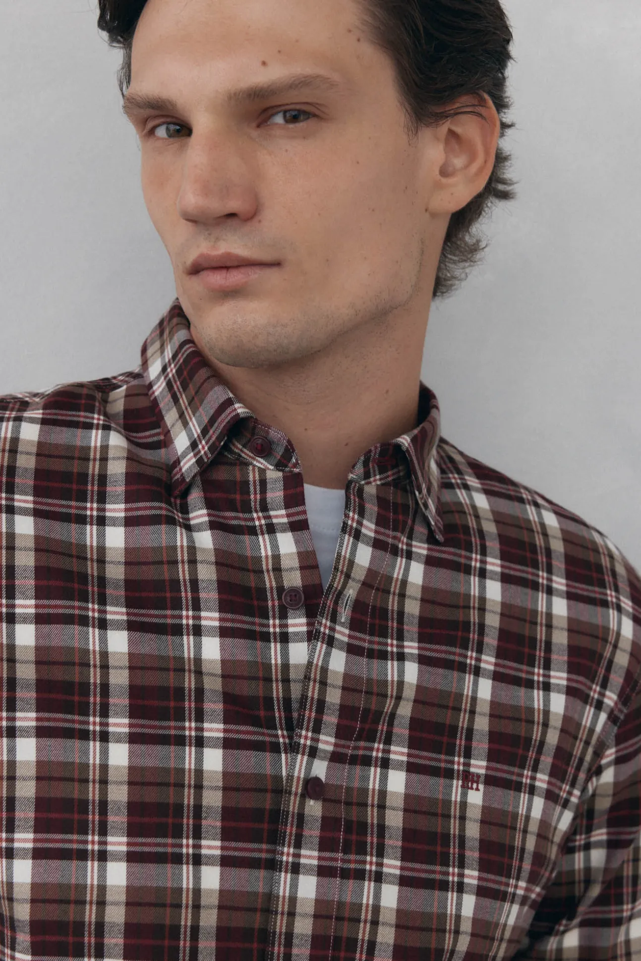 Camisa cuadros Tencel