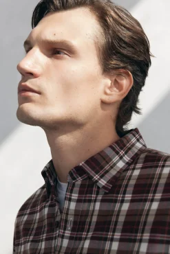 Camisa cuadros Tencel