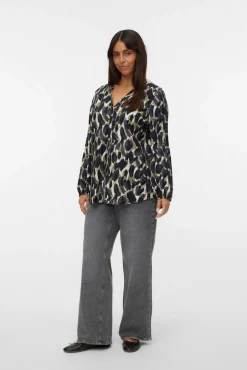 Camisa cuello pico Curve