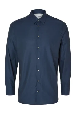 Camisa de algodón orgánico Slim Fit.