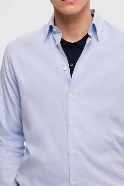 Camisa de algodón orgánico Slim Fit.