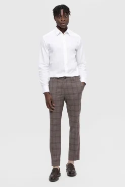 Camisa de algodón orgánico Slim Fit.