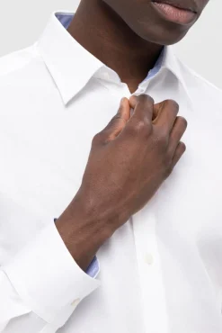 Camisa de algodón orgánico Slim Fit.