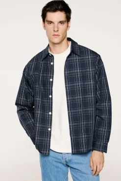 Camisa de cuadros popelín.