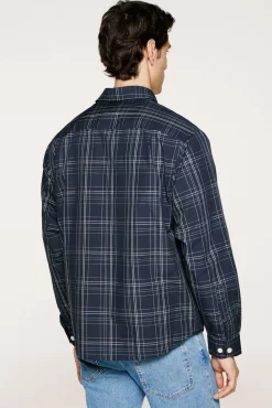 Camisa de cuadros popelín.