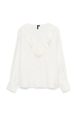 Camisa de cuello volante