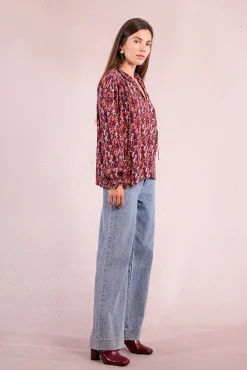 Camisa de manga larga abullonada