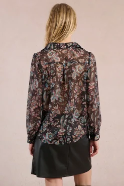 Camisa de manga larga con estampado