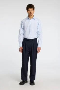 Camisa de manga larga de vestir 100% algodón