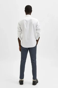 Camisa de manga larga de vestir 100% algodón