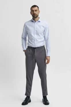 Camisa de manga larga de vestir 100% algodón