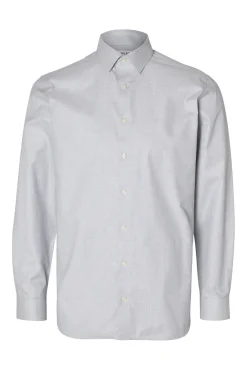 Camisa de manga larga de vestir 100% algodón