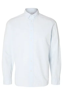 Camisa de manga larga Slim Fit confeccionada con algodón reciclado