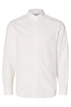 Camisa de manga larga Slim Fit confeccionada con algodón reciclado