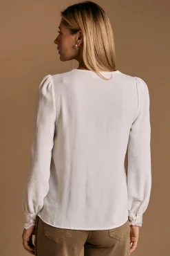 Camisa detalle bordado Greta