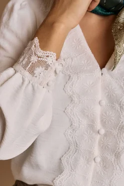 Camisa detalle bordado Greta