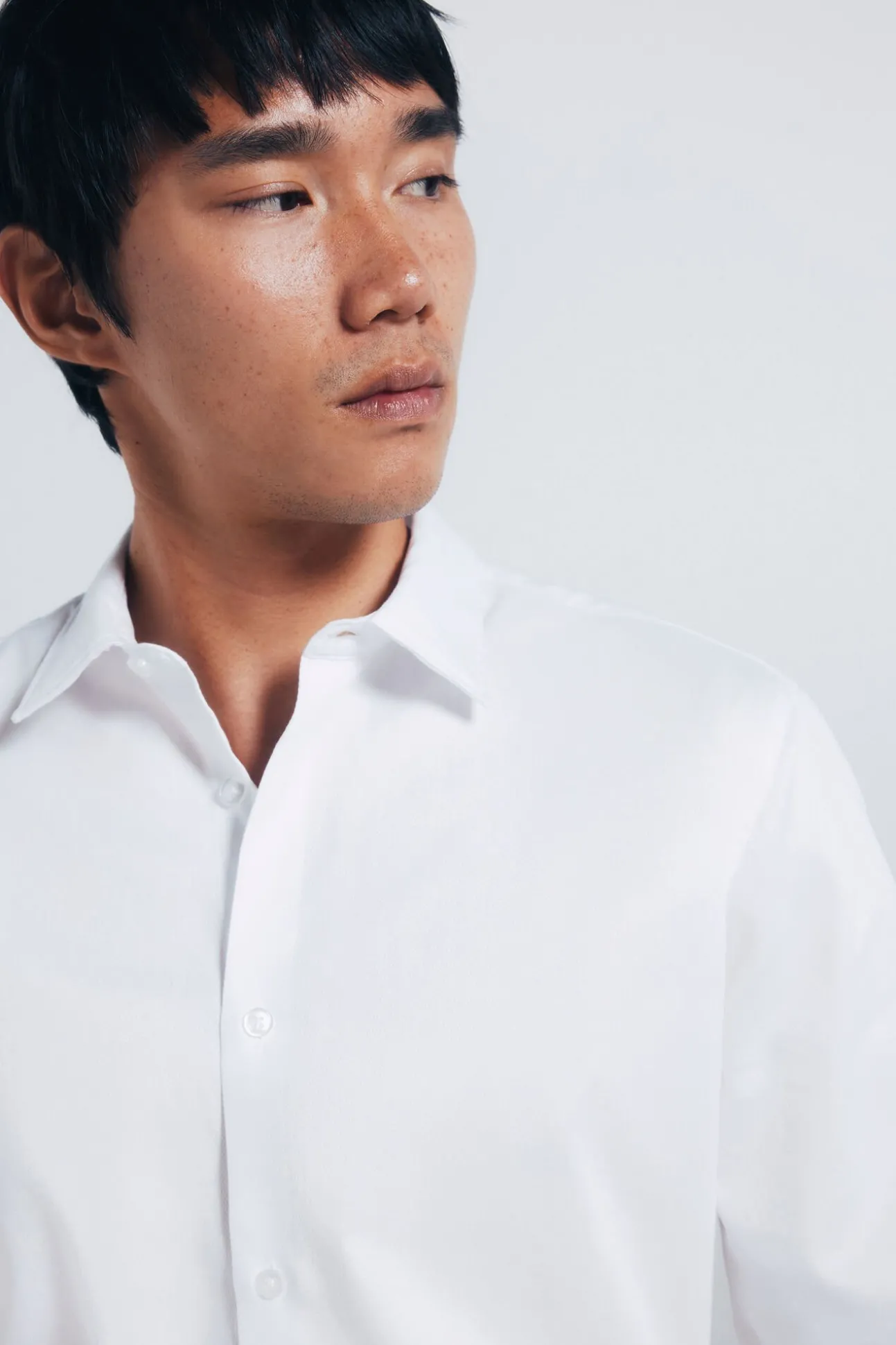 Camisa easy care estructura