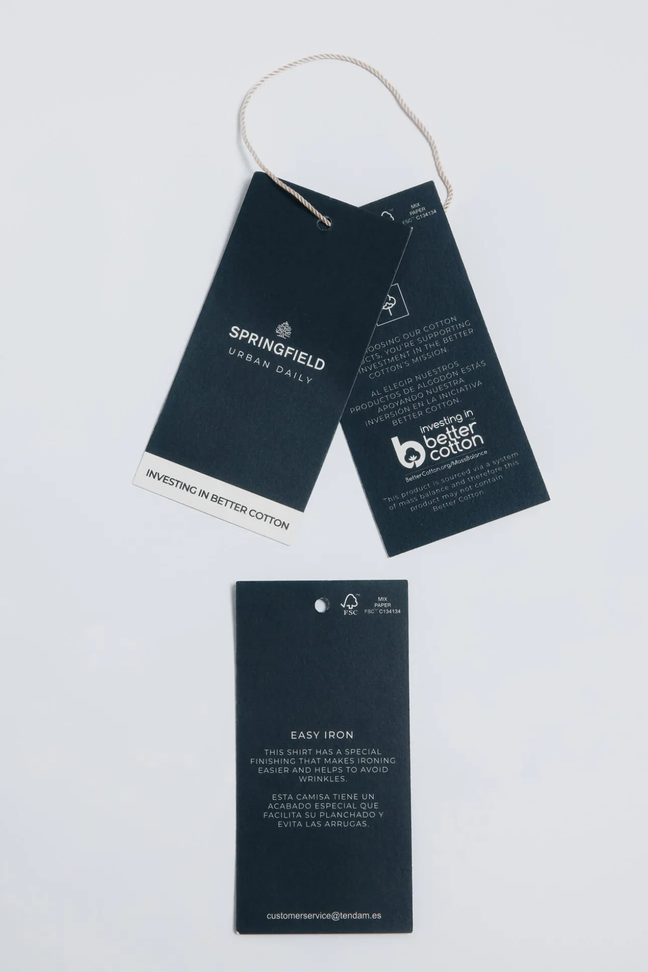 Camisa easy care estructura