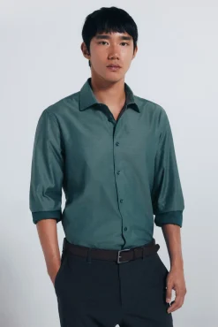 Camisa easy care estructura