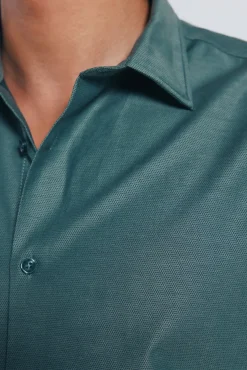 Camisa easy care estructura