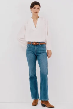 Camisa elástica botones