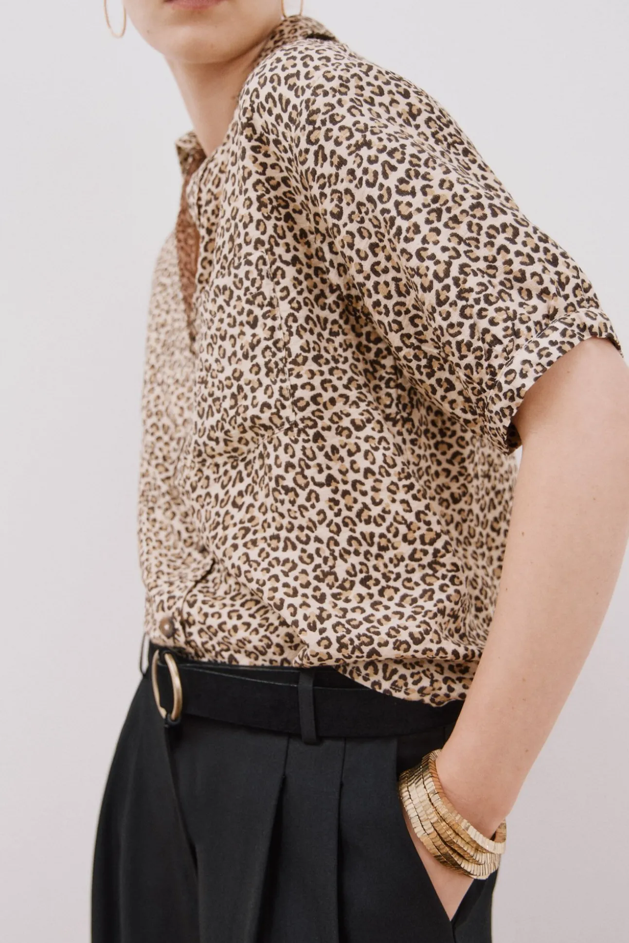 Camisa estampado animal