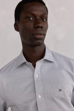 Camisa estructura fácil plancha + anti olor regular fit