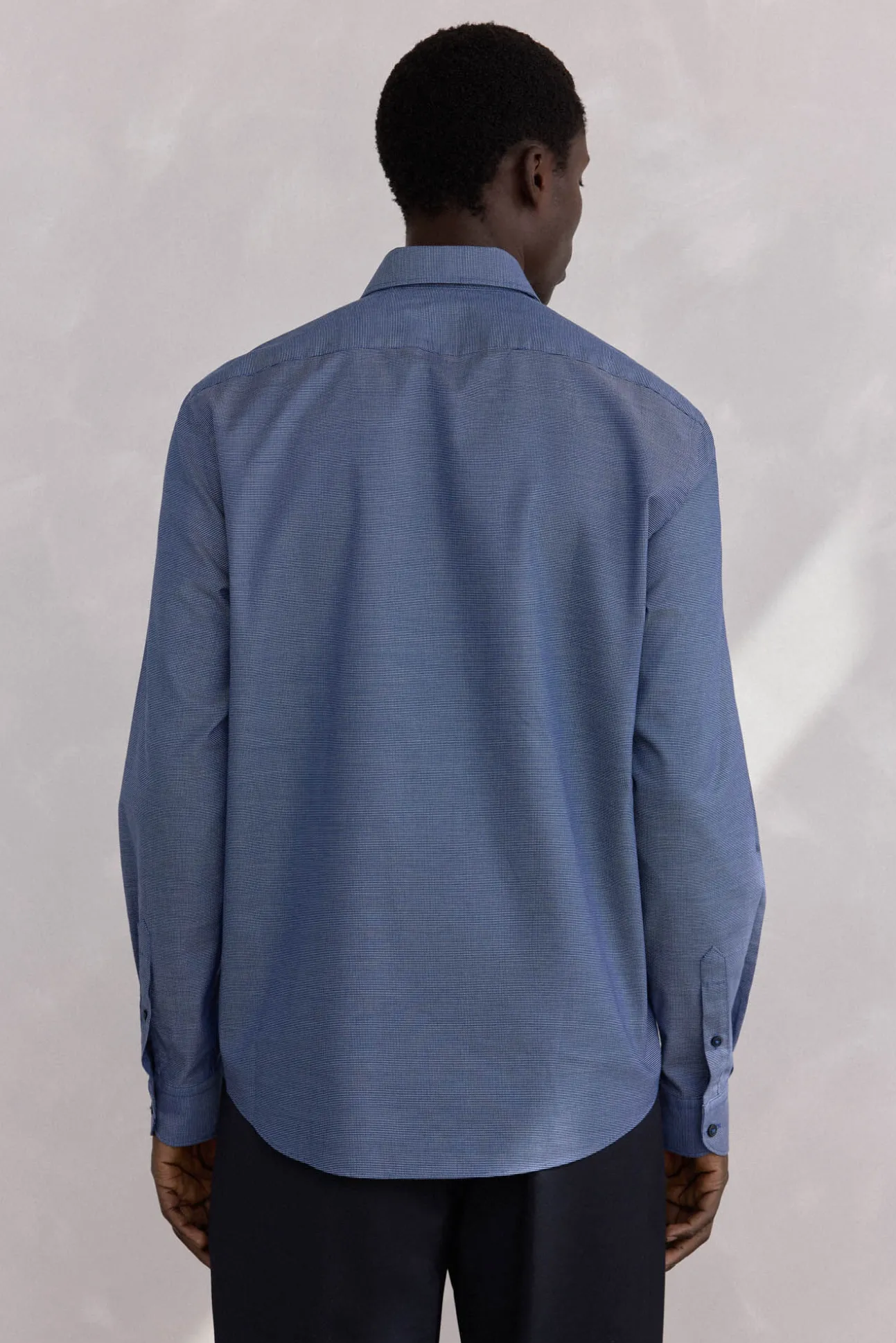 Camisa estructura fácil plancha + anti olor regular fit