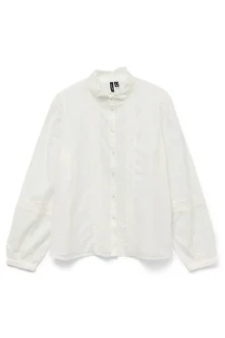 Camisa fluida de manga larga